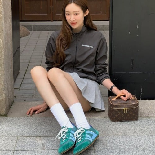 루이비통 LV 스니커리나 스니커즈 그린 (차정원 착용)