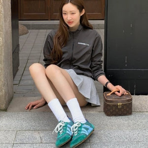 루이비통 LV 스니커리나 스니커즈 그린 (차정원 착용)