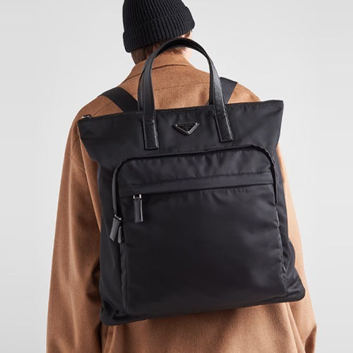 프라다 사피아노 가죽 및 리나일론 토트백 앤 백팩 2VG098