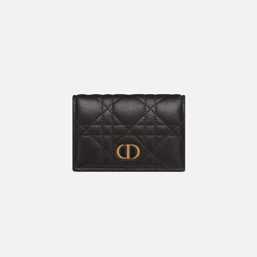 디올 카로 글리신 카드지갑 블랙