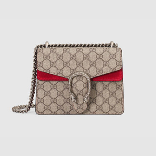 구찌 디오니서스 수프림 미니 숄더백 레드 (이민정 착용)