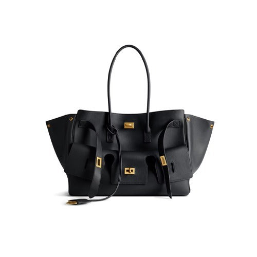 발렌시아가 벨 에어 캐리 올 미디엄 백 블랙 (노윤서 착용)