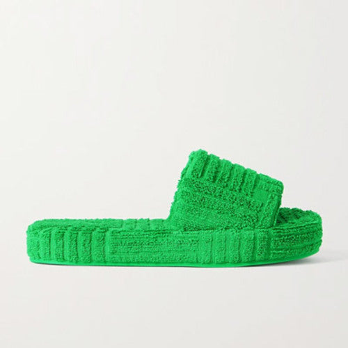 보테가베네타 리조트 스펀지 슬리퍼 그래스 (기은세 착용)