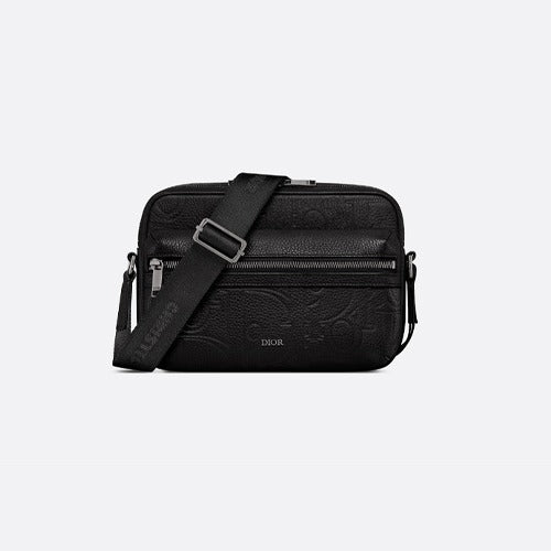 디올 라이더 2.0 지퍼 메신저백 블랙