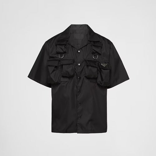 프라다 쇼트 슬리브 리나일론 셔츠 2color