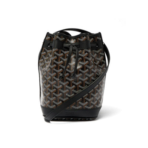 고야드 쁘띠플로 버킷백 블랙