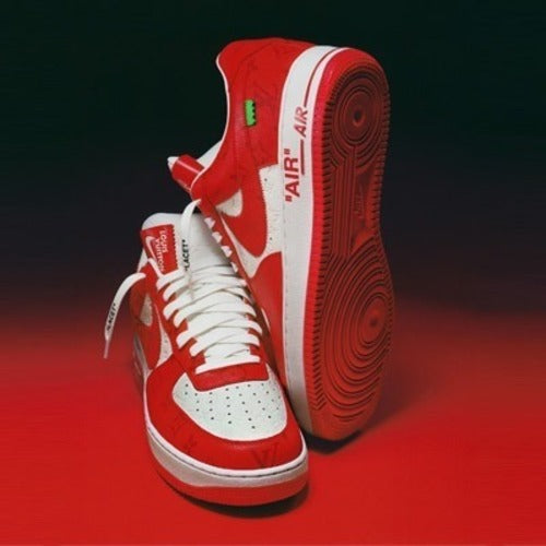 루이비통 X 나이키 에어포스 1 로우 바이 버질아블로 화이트/레드