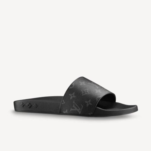 루이비통 워터프런트 뮬 슬리퍼 모노그램 이클립스