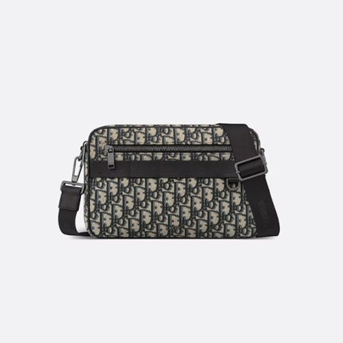 디올 사파리 맥시 메신저 백 베이지/블랙