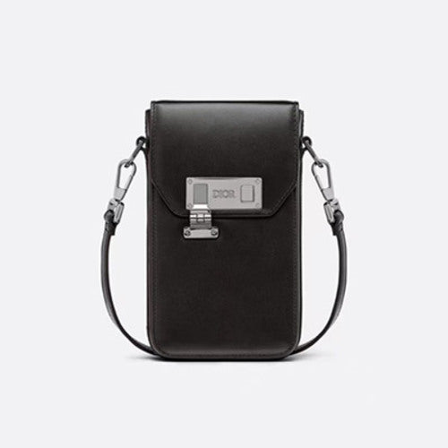 디올 옴므 버티컬 파우치 크로스백 블랙