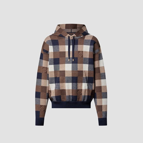 루이비통 다미에 캐시미어 앤드 울 블렌드 후드 1AFXJX