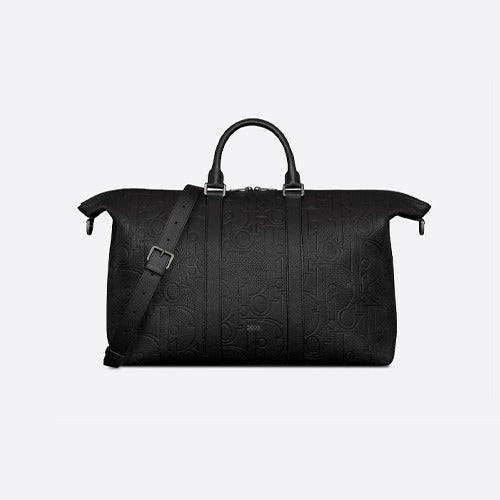 디올 그래비티 가죽 위켄더 40 보스턴백 블랙 (정해인 착용)