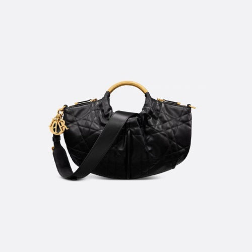 디올 매크로까나쥬 워크인 백 블랙