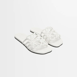 로에베 페탈 아나그램 슬라이드 화이트