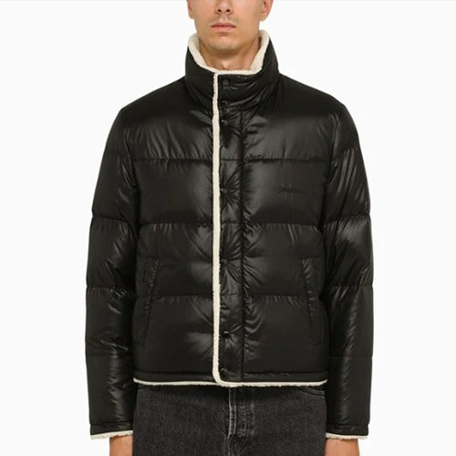 세인트로랑 나일론 다운 푸퍼 재킷 블랙