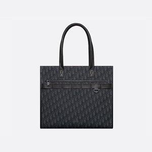 디올 오블리크 사파리 토트백 블랙