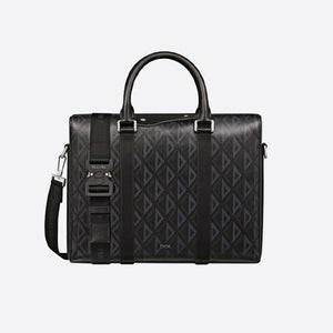 디올 CD 다이아몬드 브리프케이스 블랙