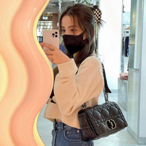 디올 카로백 블랙 은장 S/M/L (지수착용)