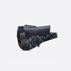 디올 CD 다이아몬드 새들백 네이비