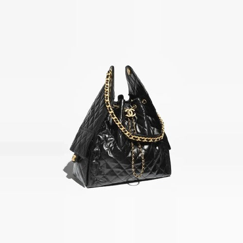 샤넬 25C 크루즈 체인 호보백 블랙 스몰/라지