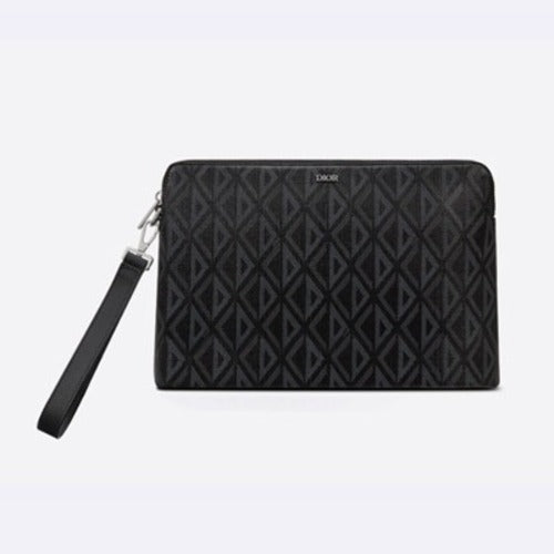 디올 CD 다이아몬드 파우치 블랙