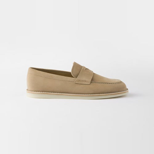 프라다 블리치드 스웨이드 로퍼 베이지 2DC229