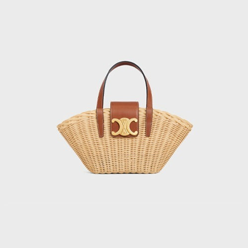 셀린느 틴 커핀 워커 라피아 백