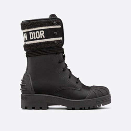 디올 D 메이저 앵클 부츠 블랙