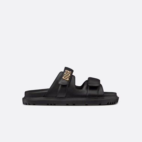 디올 액트 뮬 슬리퍼 블랙