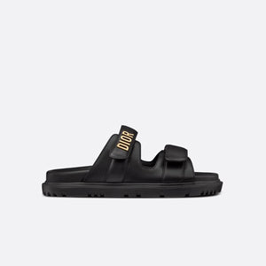 디올 액트 뮬 슬리퍼 블랙