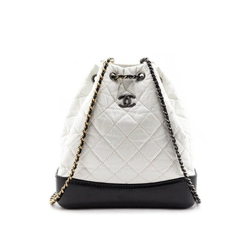 샤넬 가브리엘 백팩 카프스킨 S 화이트 (수지,제시카,임보라 착용)