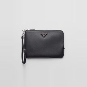 프라다 스몰 사피아노 가죽 파우치 2NH024