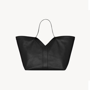 세인트로랑 가죽 Y 토트백 블랙 (차은우,로제,김나영 착용)