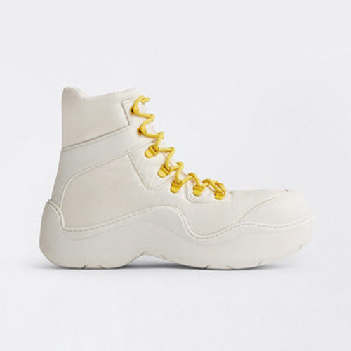 보테가베네타 퍼들 봄버 부츠 아이보리