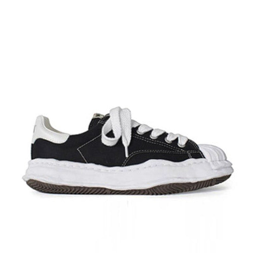 메종 미하라 야스히로 슈퍼스타 OG 솔 캔버스 로우 스니커즈