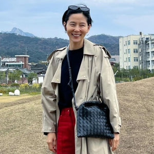 보테가베네타 홉 숄더백 블랙 미니/스몰/라지 (김나영,이청아,김다미,티파니,고민영 착용)