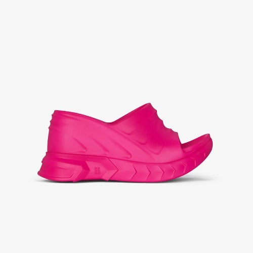 지방시 마시멜로우 러버 웨지 샌들 핑크