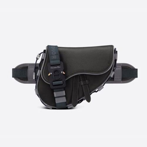 디올 X 사카이 미니 새들백 블랙