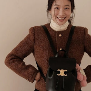 셀린느 카프스킨 보니 백팩 블랙 (정려원,기은세,김나영 착용)