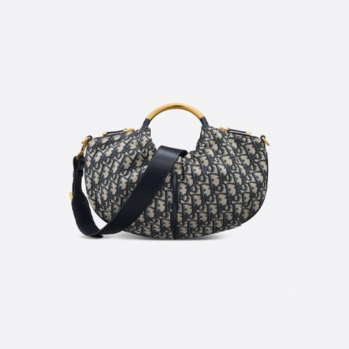 디올 오블리크 워크인 백 베이지/블루