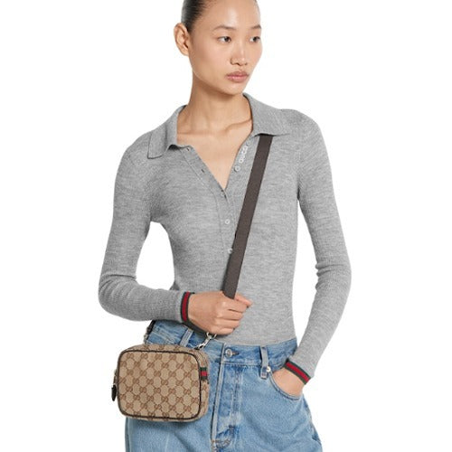 구찌 GG 캔버스 미니백 베이지 834268