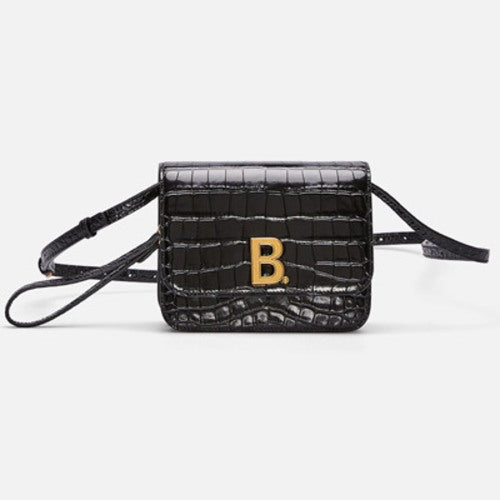 발렌시아가 B 스몰백 블랙