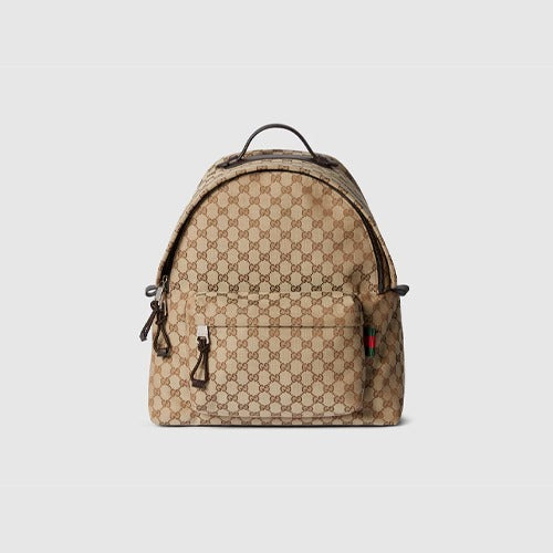 구찌 GG 캔버스 미디엄 백팩 베이지 824624
