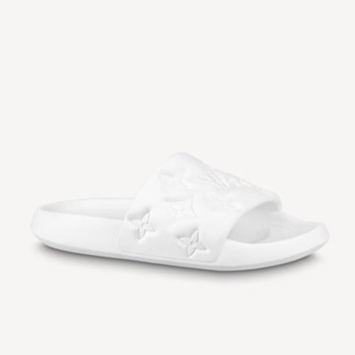 루이비통 워터프런트 뮬 화이트 1A9FKM