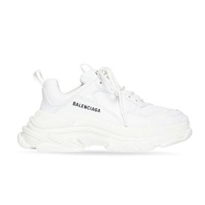 발렌시아가 테크니컬 머티리얼 트리플S 스니커즈 화이트