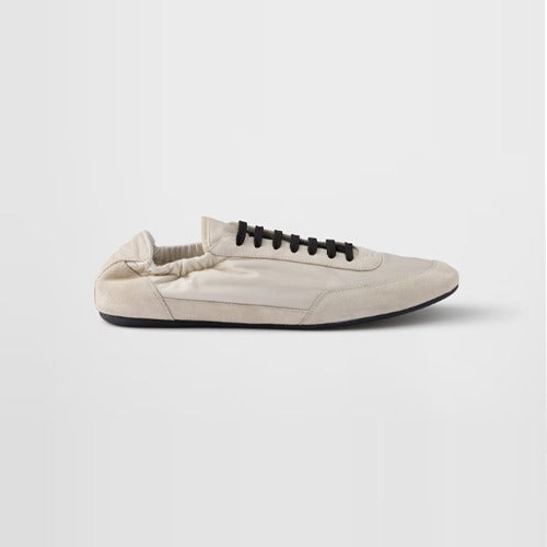 프라다 컬랩스 엘라스틱 스니커즈 아이보리