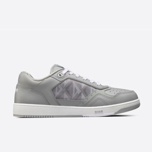 디올 B27 CD 다이아몬드 캔버스 로우탑 스니커즈 그레이