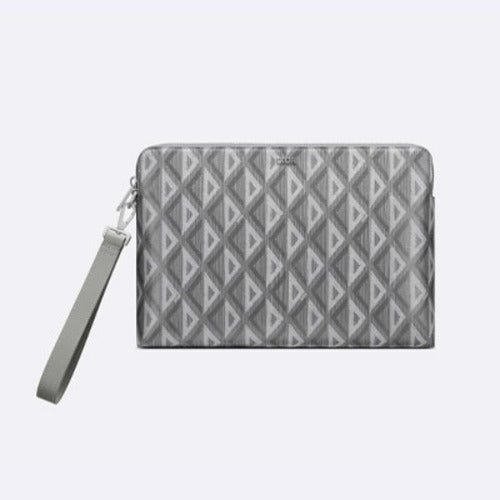 디올 CD 다이아몬드 파우치 그레이