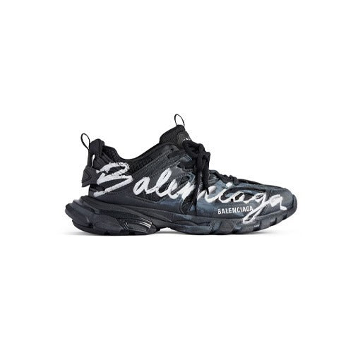 발렌시아가 트랙 시그니처 스니커즈 블랙