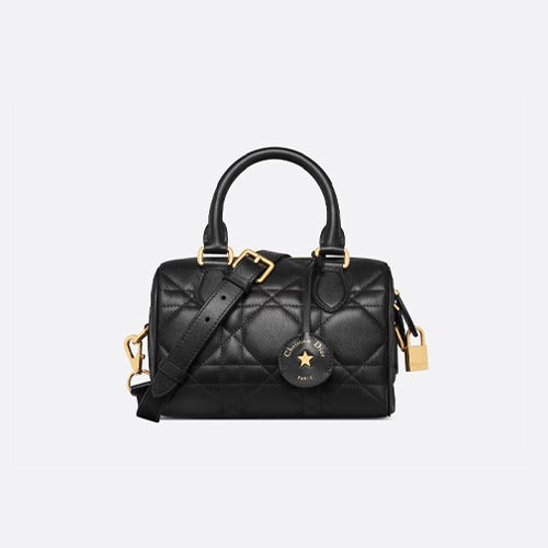 디올 매크로까나쥬 그루브 20 백 블랙